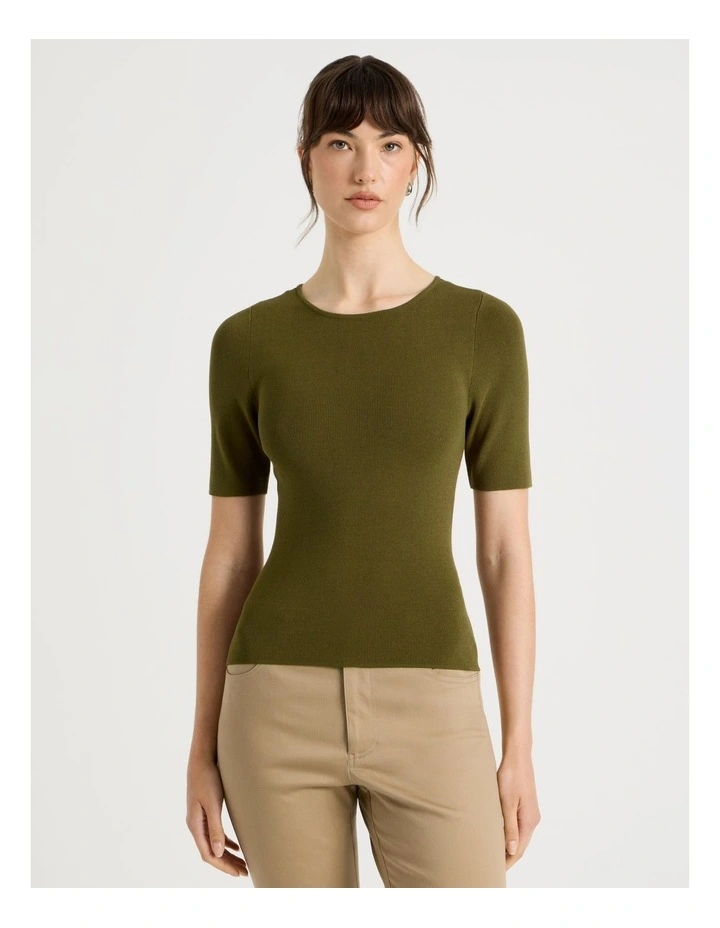 Short Sleeve Crew Neck Tee image 2