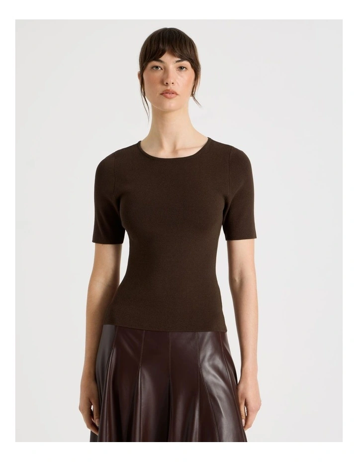 Short Sleeve Crew Neck Tee image 1