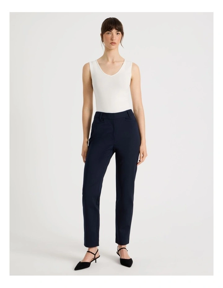 Sleeveless V Neck Knit in Ecru image 4