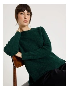 Alpaca Blend Knit in Forest