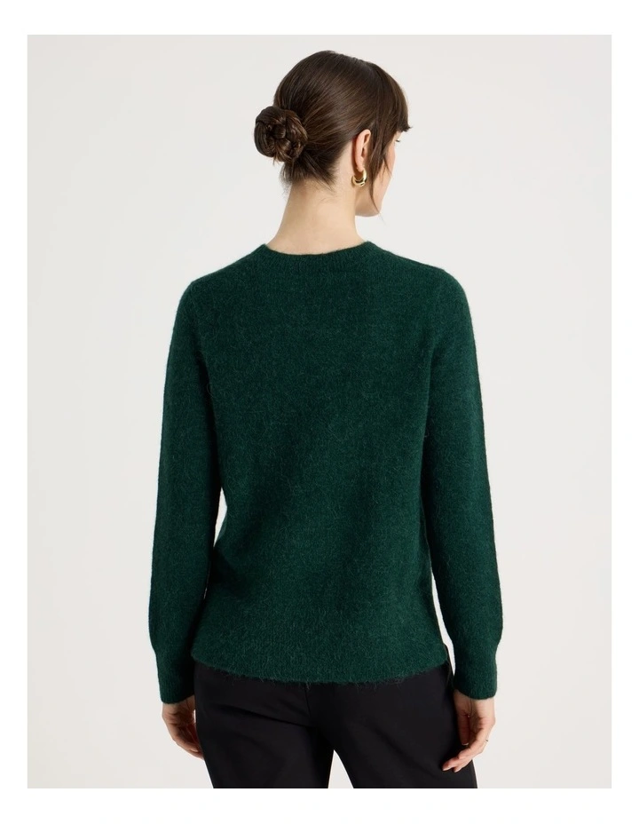 Alpaca Blend Knit in Forest image 5