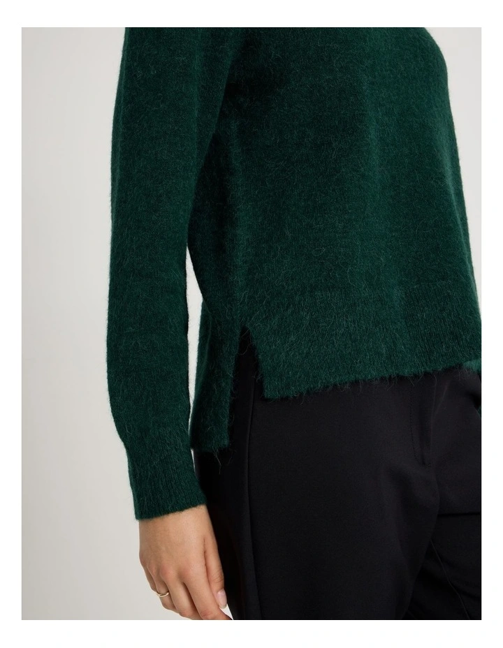 Alpaca Blend Knit in Forest image 6