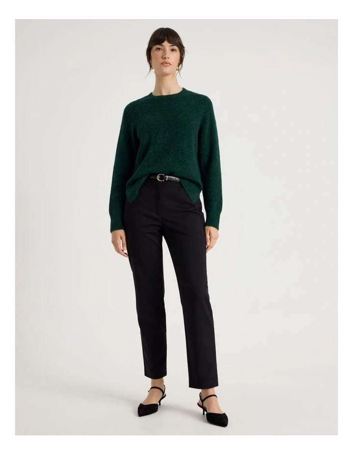 Alpaca Blend Knit in Forest image 7