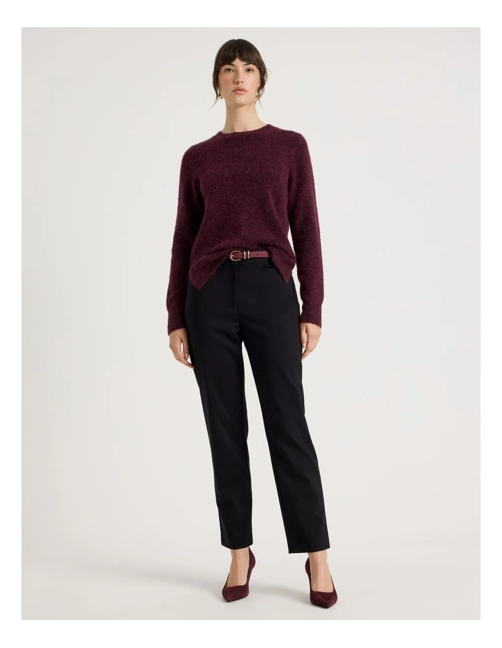 Alpaca Blend Knit in Plum image 4