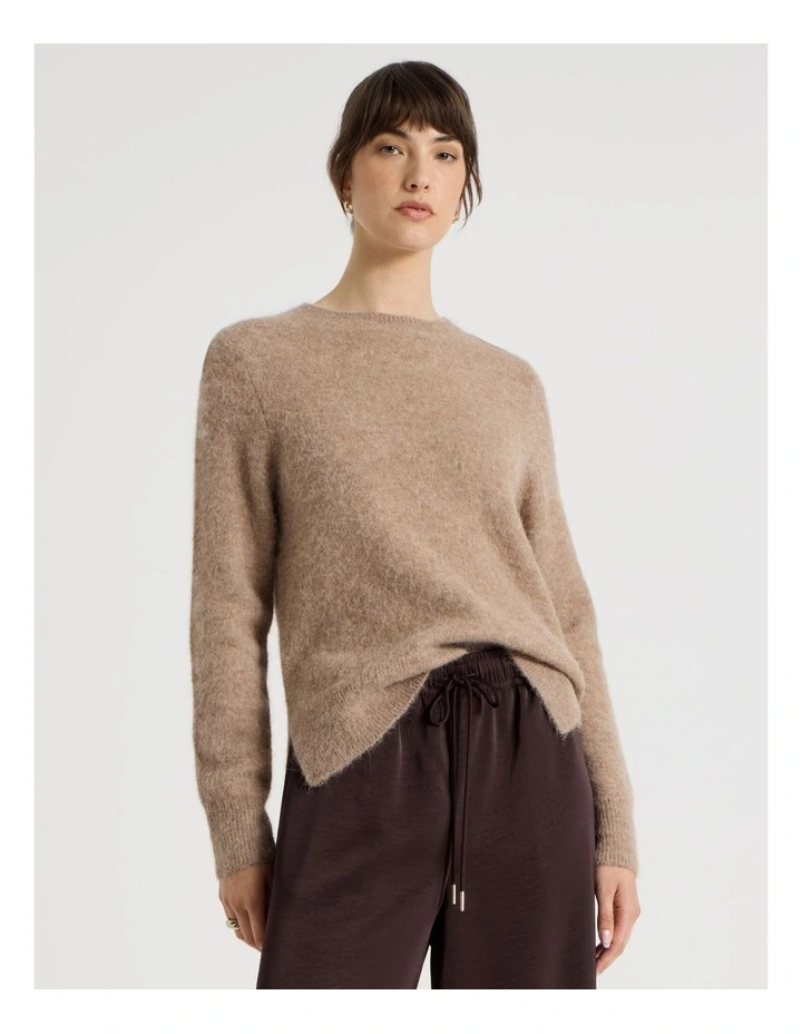 Alpaca Blend Knit in Chestnut image 2