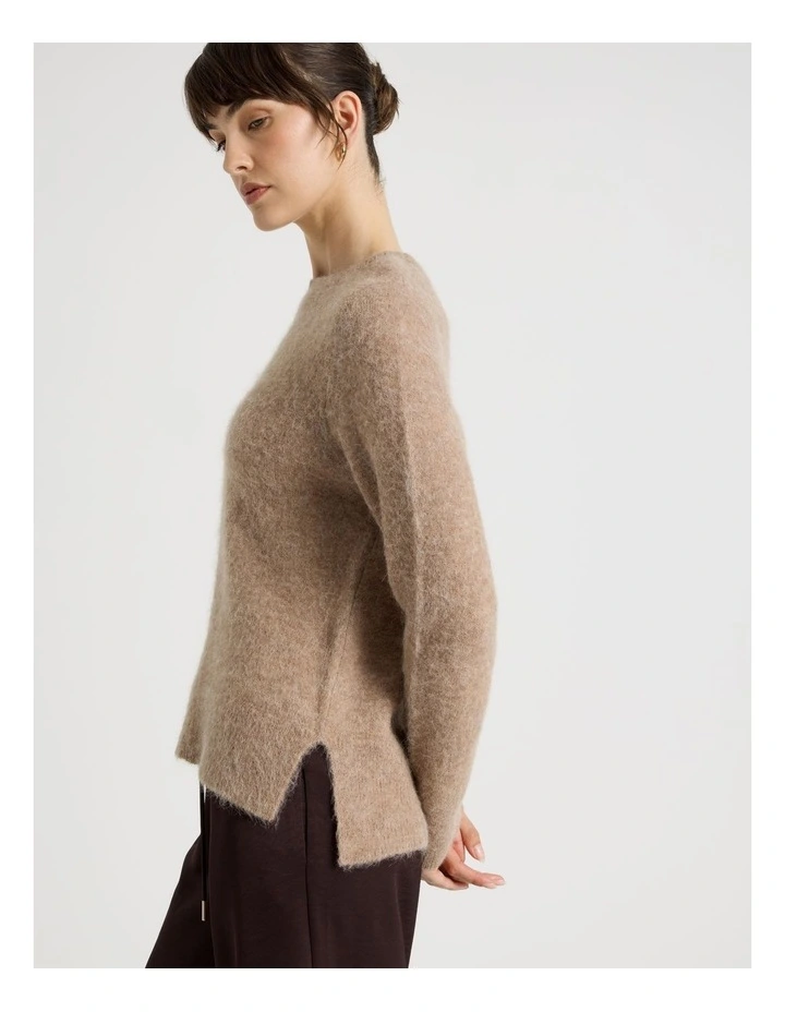 Alpaca Blend Knit in Chestnut image 7