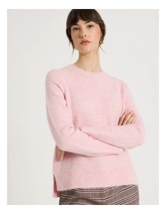 Alpaca Blend Knit in Pink