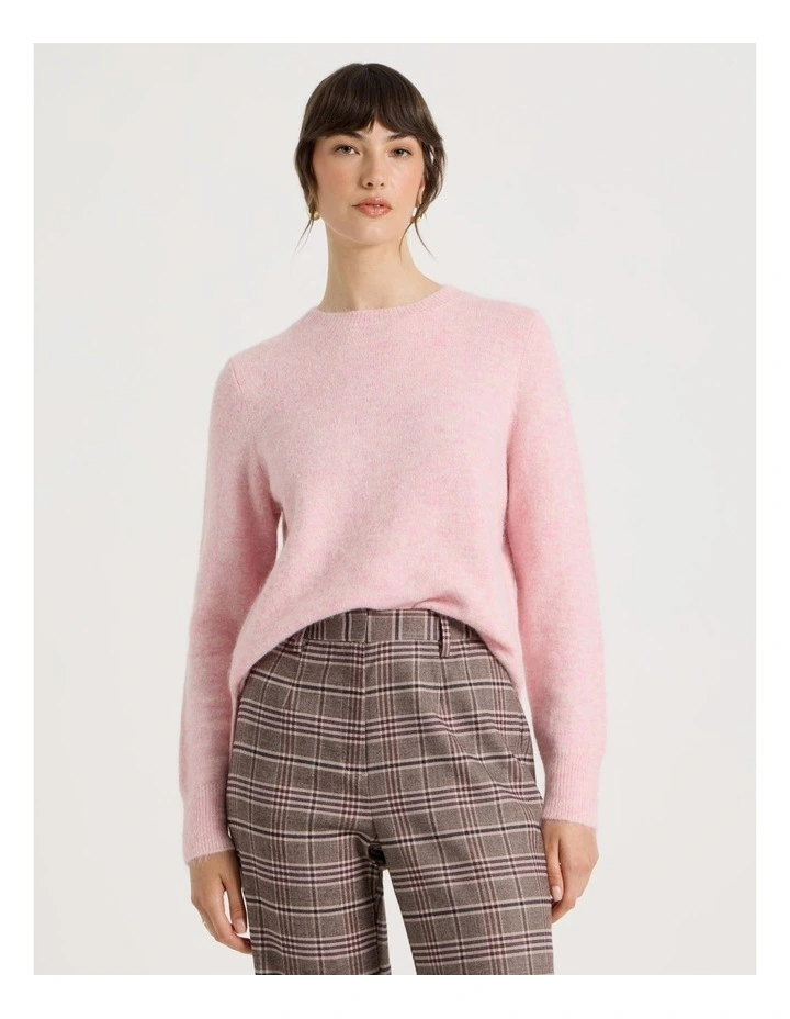 Alpaca Blend Knit in Pink image 2