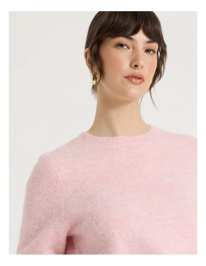 Alpaca Blend Knit in Pink image 3