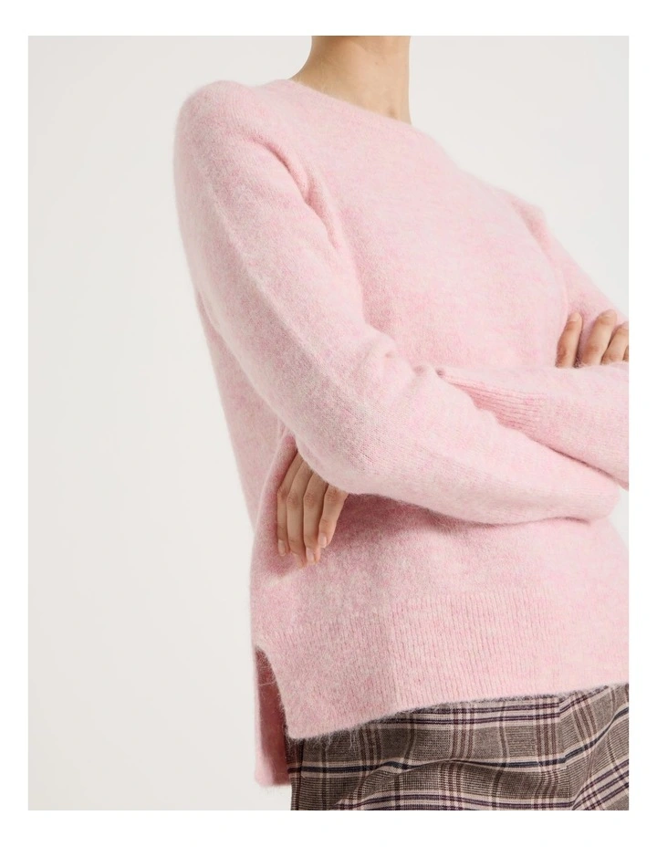 Alpaca Blend Knit in Pink image 4