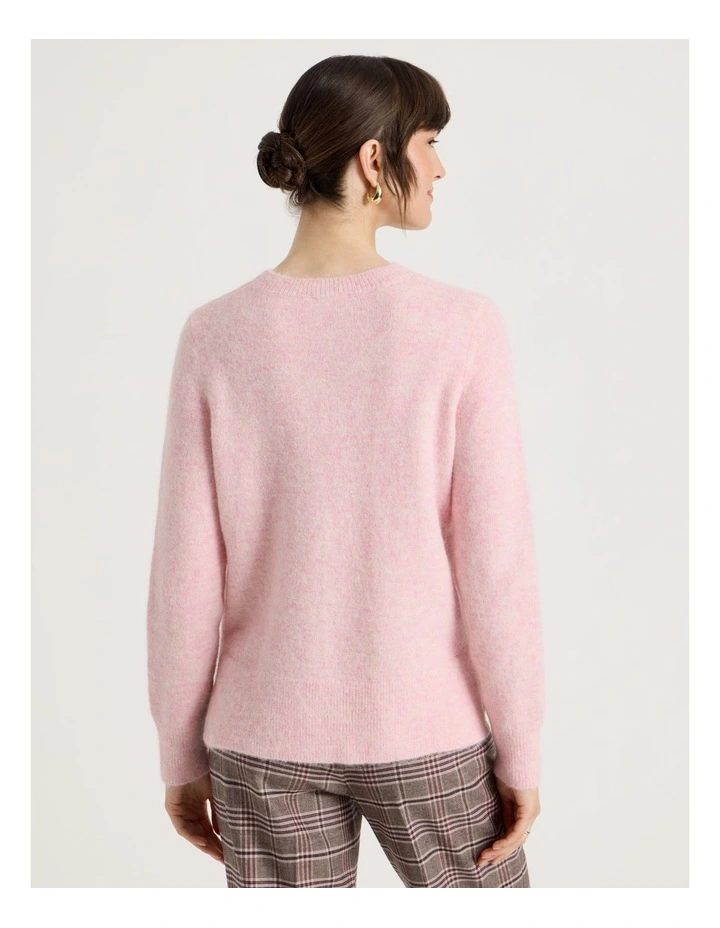 Alpaca Blend Knit in Pink image 6