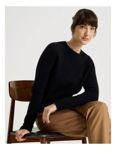 Alpaca Blend Knit in Black