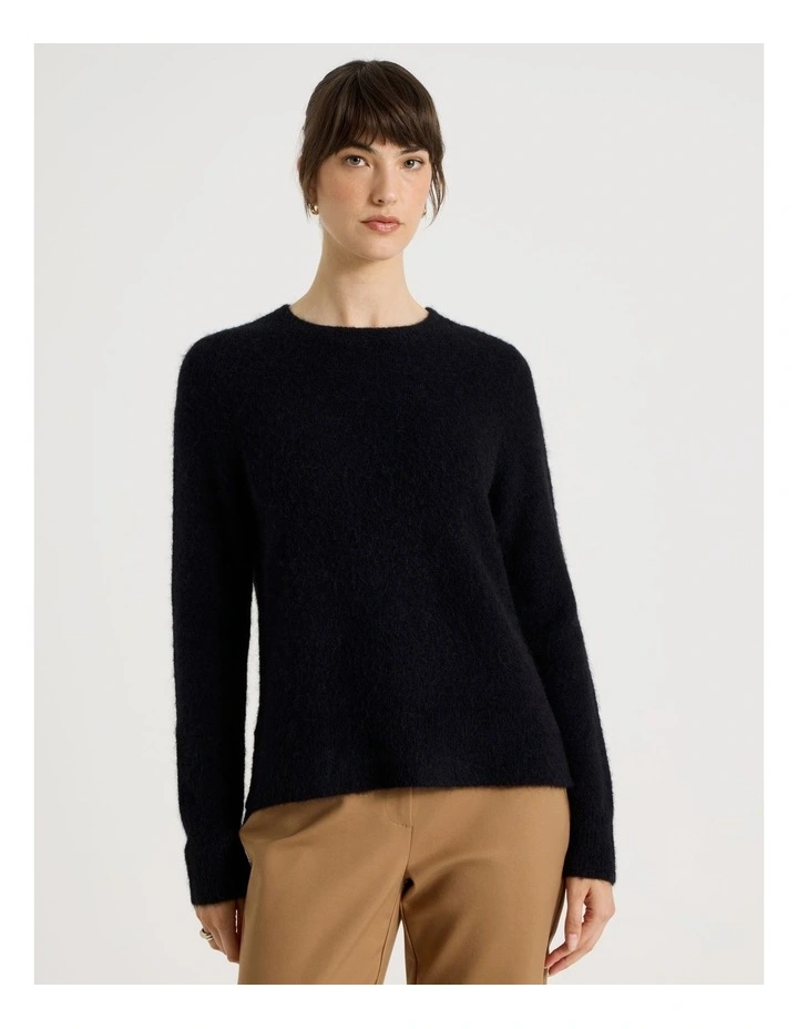 Alpaca Blend Knit in Black image 5