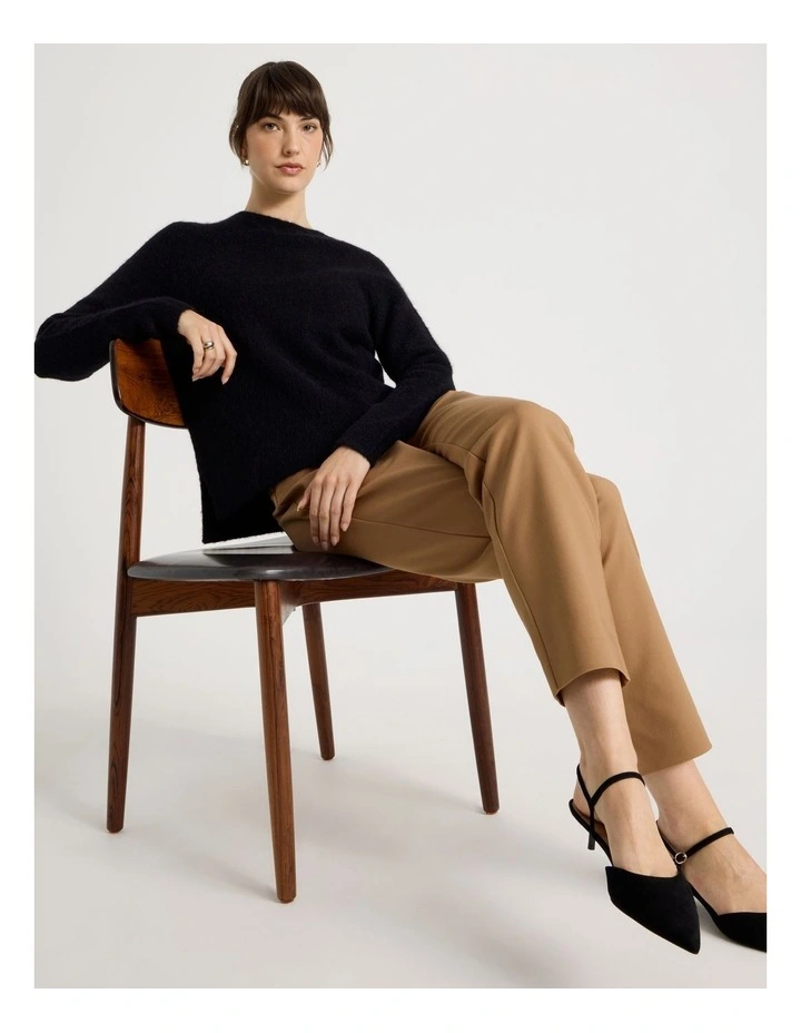 Alpaca Blend Knit in Black image 7