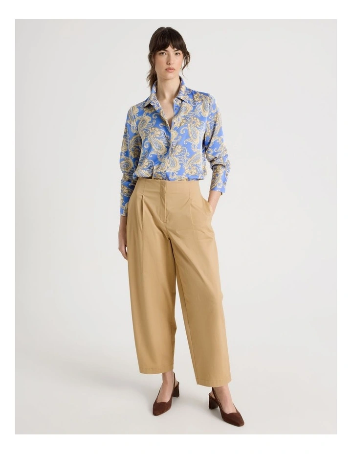 Long Sleeve Blouse in Paisley Print image 2