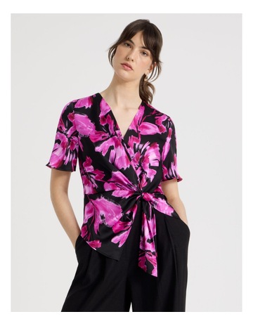 PINK FLORAL PRINT colour
