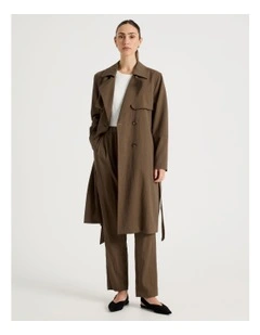 Weekend Trench Coat in Khaki