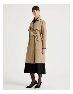 Weekend Trench Coat in Stone
