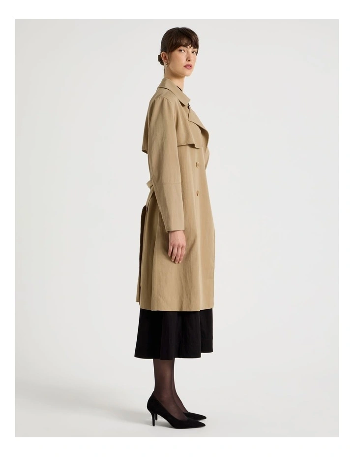 Weekend Trench Coat in Stone image 4