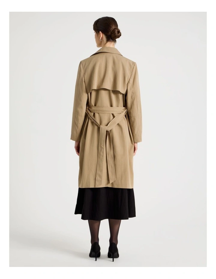 Weekend Trench Coat in Stone image 5