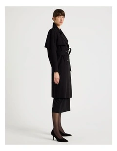 Weekend Trench Coat in Black