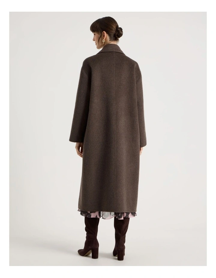 Slouchy Coat in Taupe image 6