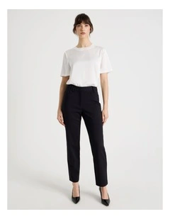 Compact Sateen Pant in Black