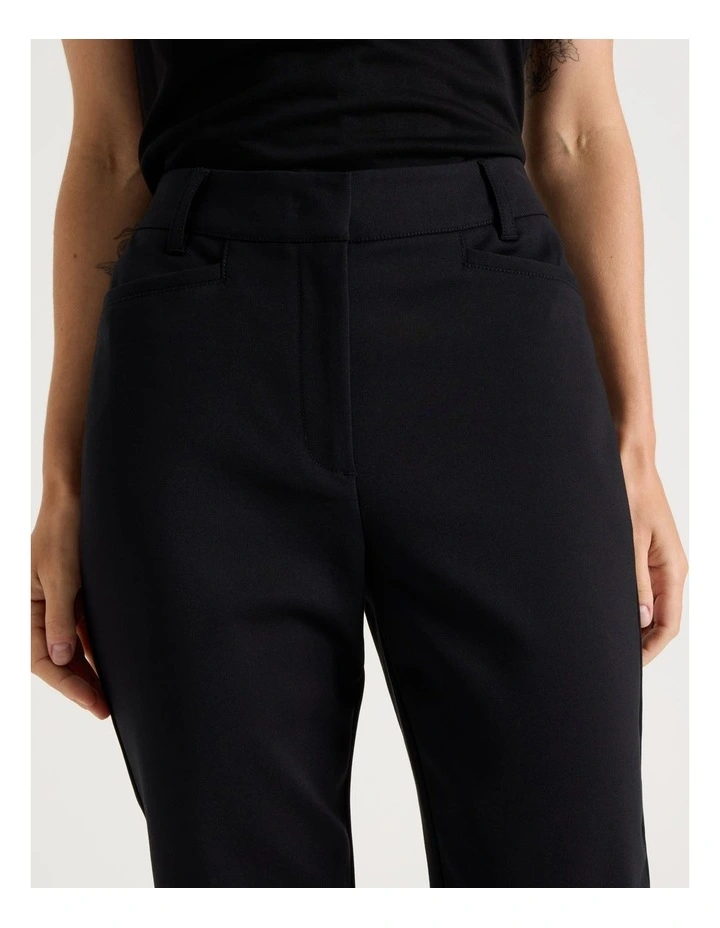 Compact Sateen Pant in Black image 3