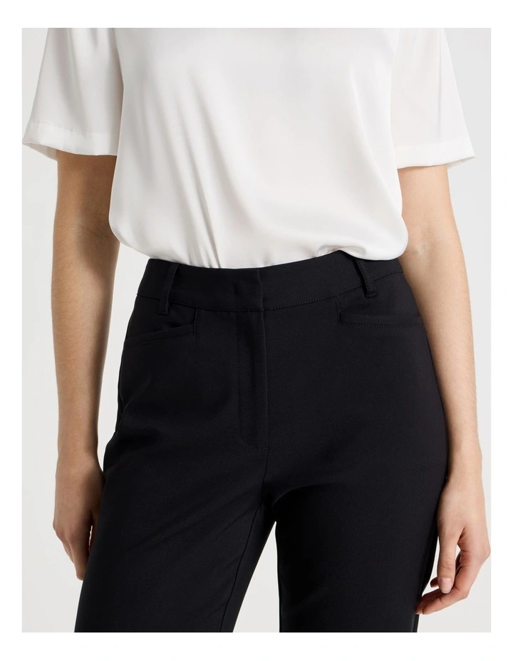 Compact Sateen Pant in Black image 4