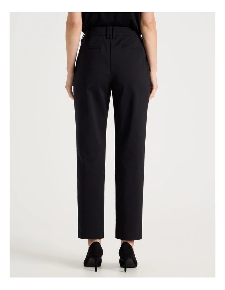 Compact Sateen Pant in Black image 5