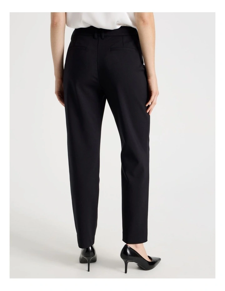 Compact Sateen Pant in Black image 6