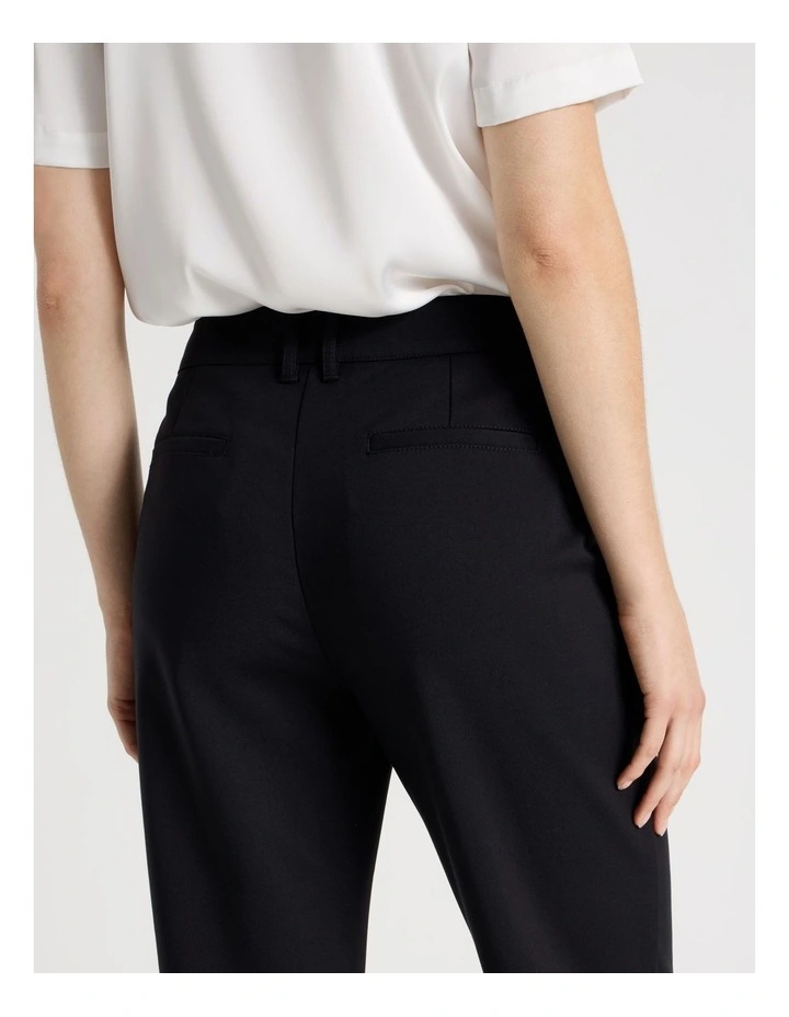 Compact Sateen Pant in Black image 7