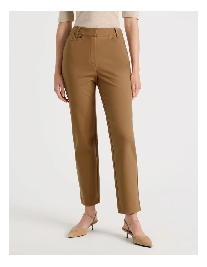 Compact Sateen Pants in Stone image 2