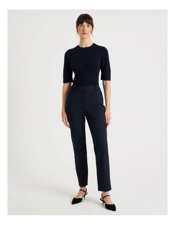 Compact Sateen Pants in Indigo image 1