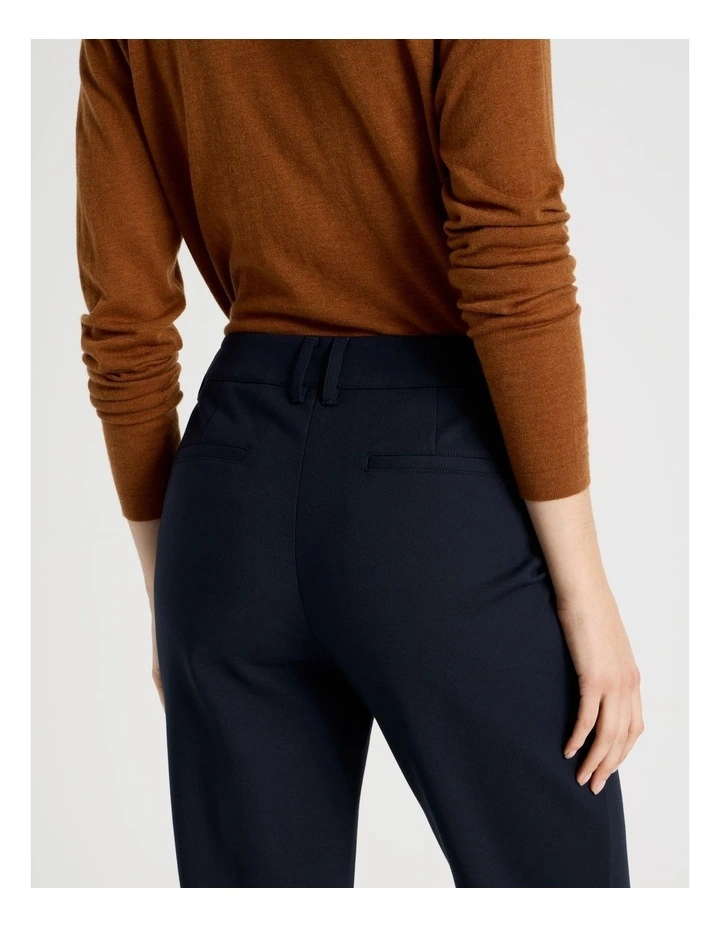 Compact Sateen Pants in Indigo image 7