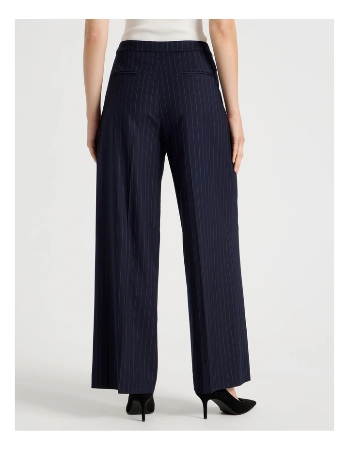 Pinstripe Straight Leg Pants Multicolour image 6