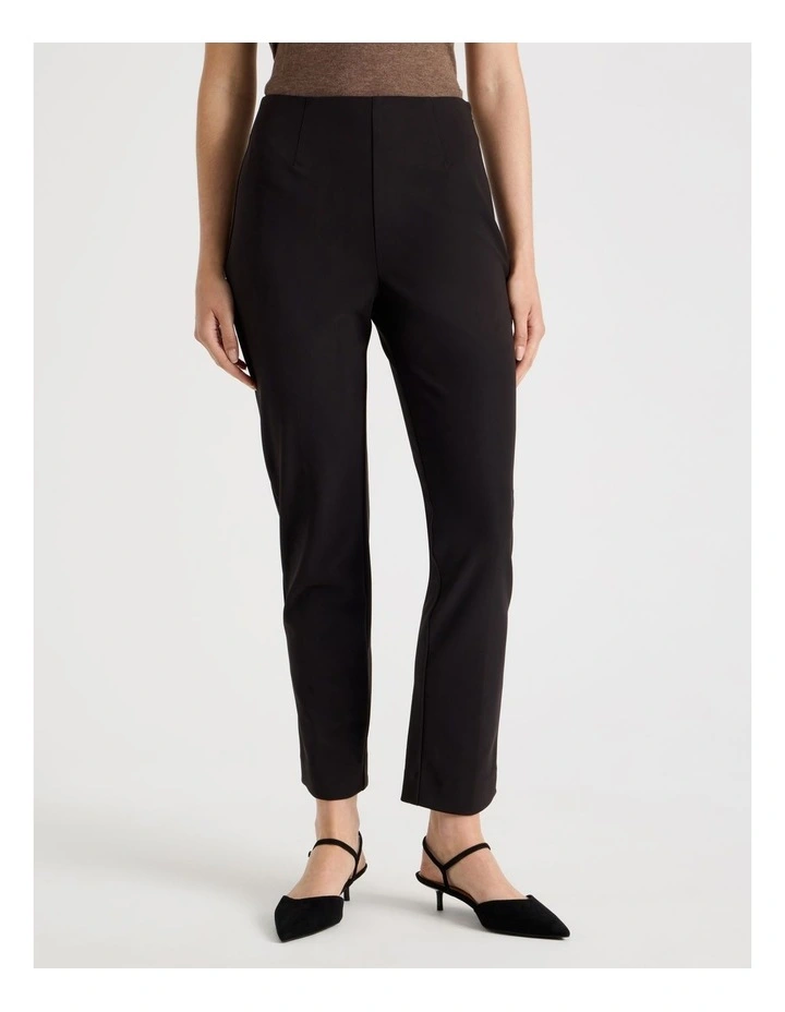 Techno Stretch Straight Leg Pant in Black image 4