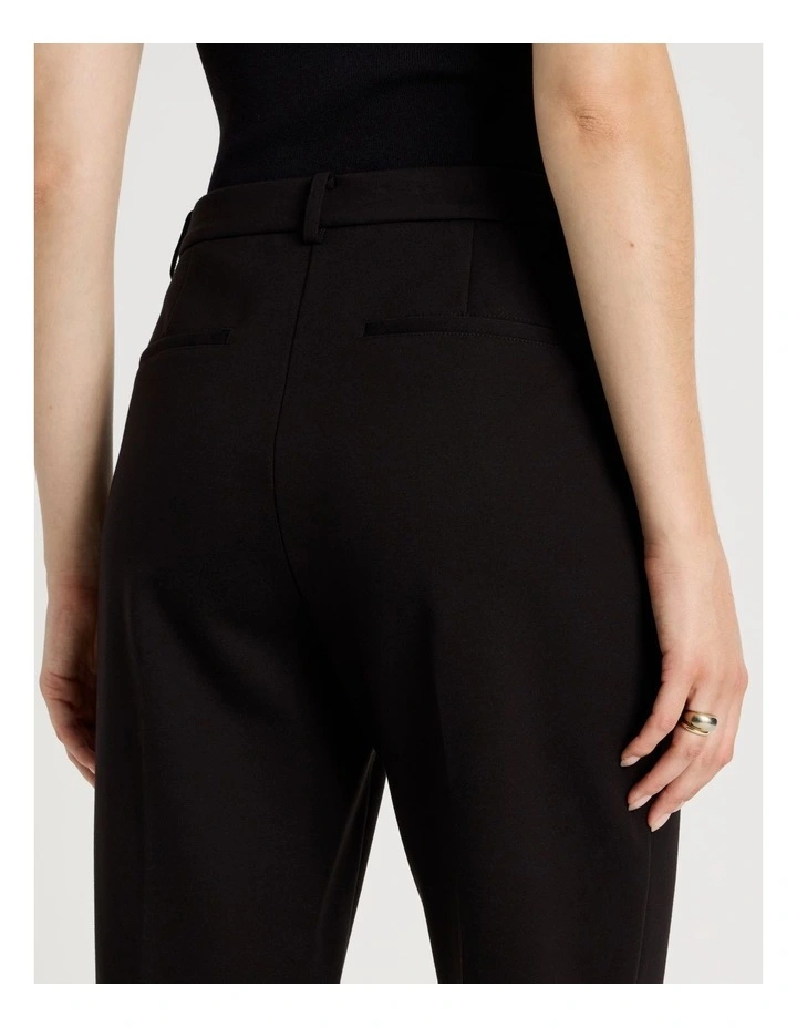 Ponte Straight Leg Pant in Black image 7