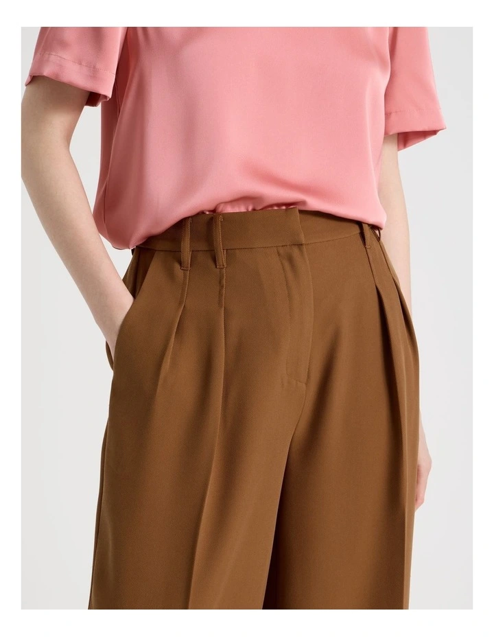 Wide Leg Pant in Tan image 3