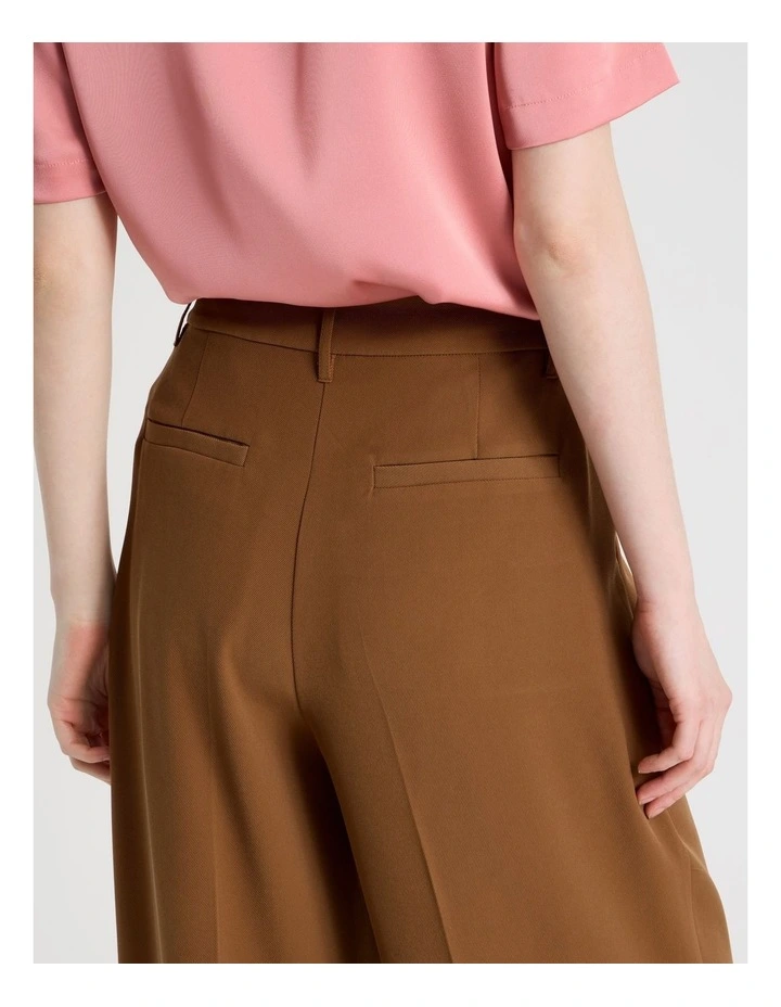 Wide Leg Pant in Tan image 7