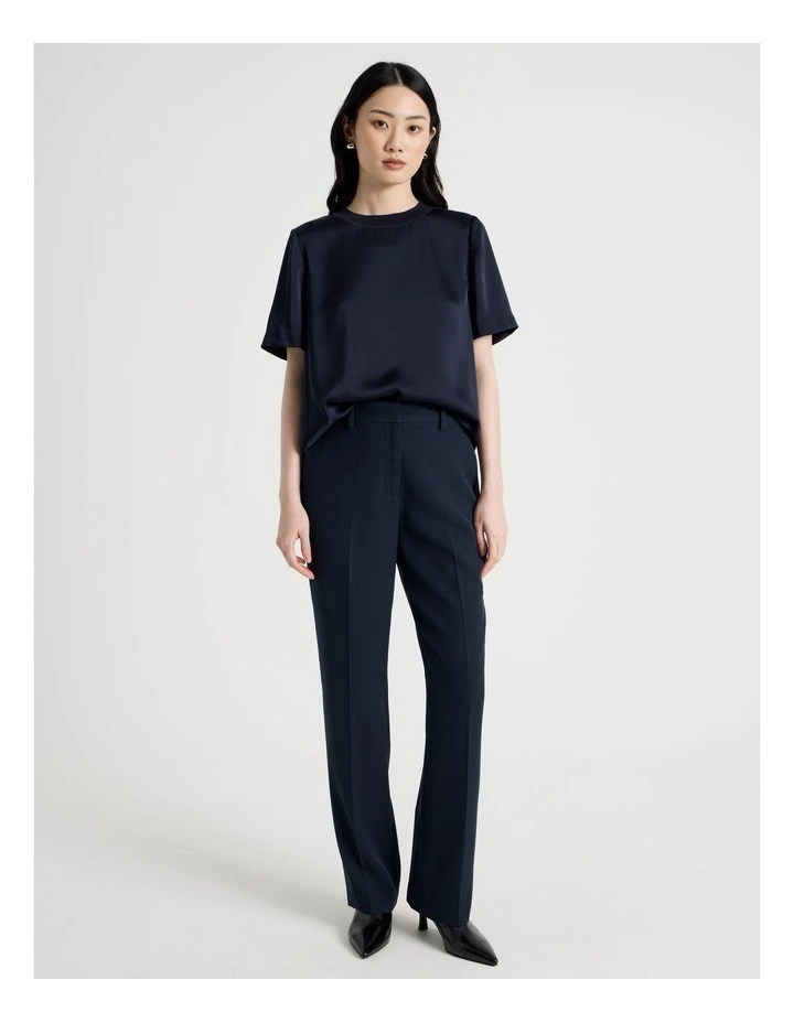 Straight Leg Pant in Navy image 1