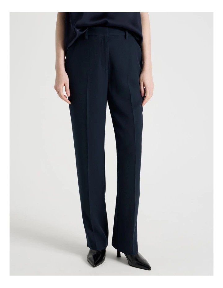 Straight Leg Pant in Navy image 2