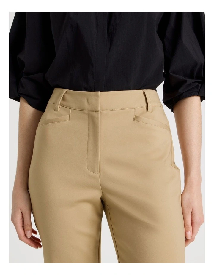 Compact Sateen Pant in Stone image 5