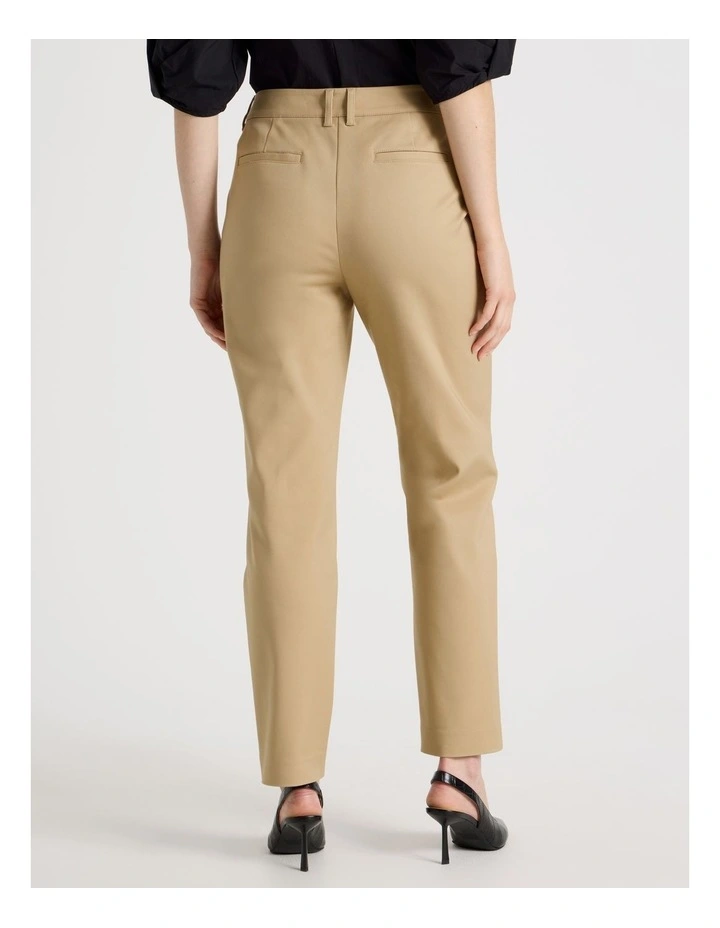 Compact Sateen Pant in Stone image 6