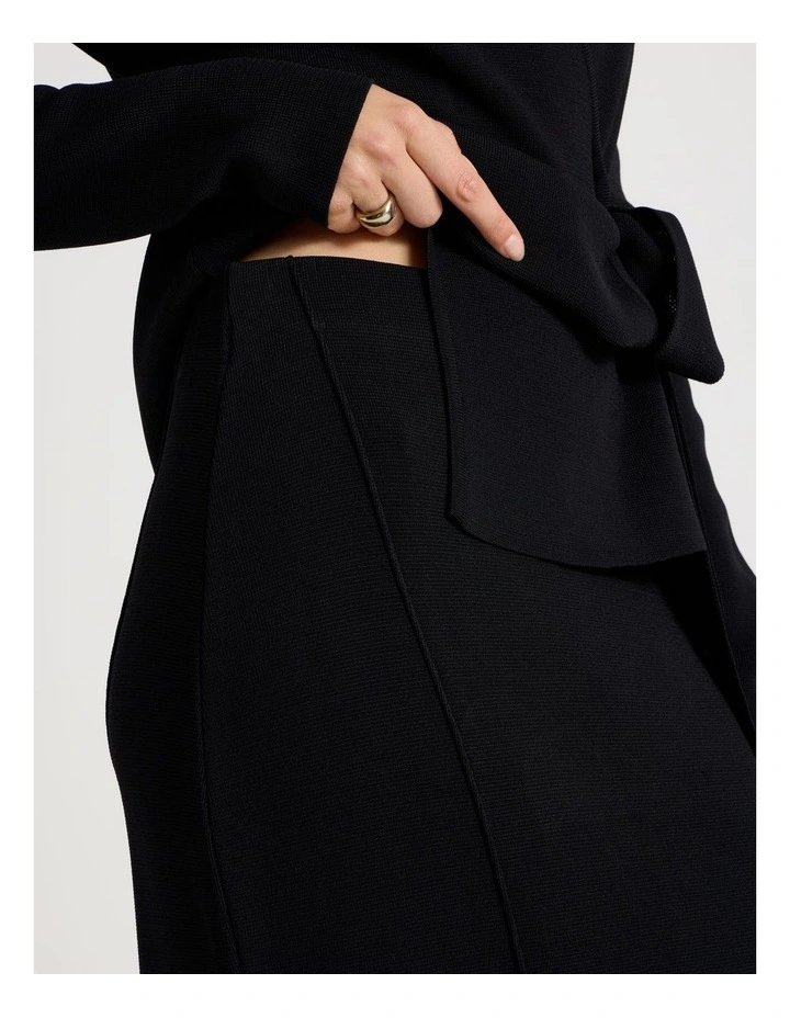 Milano Midi Skirt in Black image 3