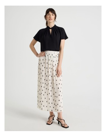 ECRU/BLACK SPOT colour