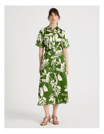 GREEN LEAF PRINT colour