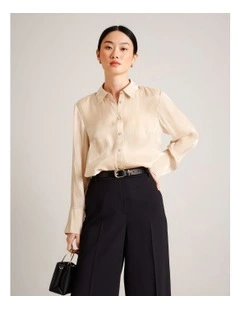 Metallic Shirt in Gold