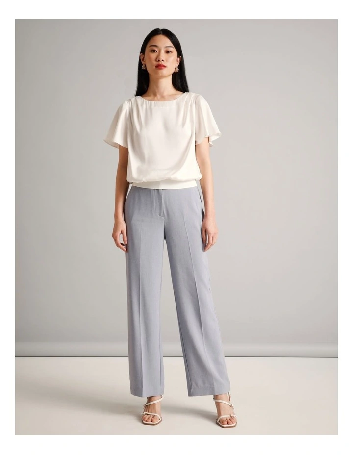 Straight Leg Pant in Light Blue image 2