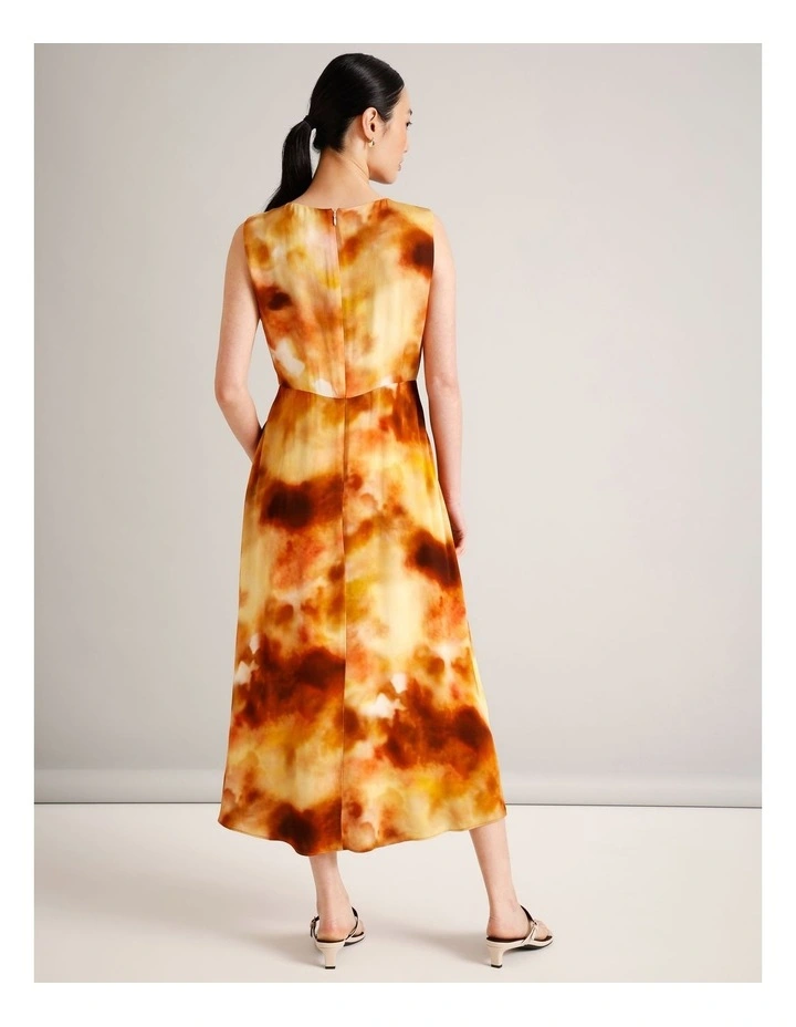 Draped Sleeveless Dress in Assorted image 5